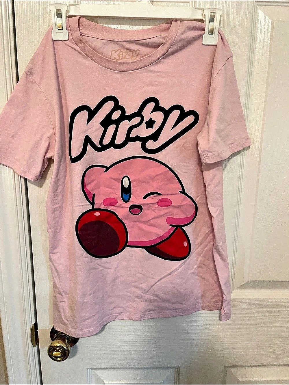 Kirby Graphic Short Sleeve Tee in Pink